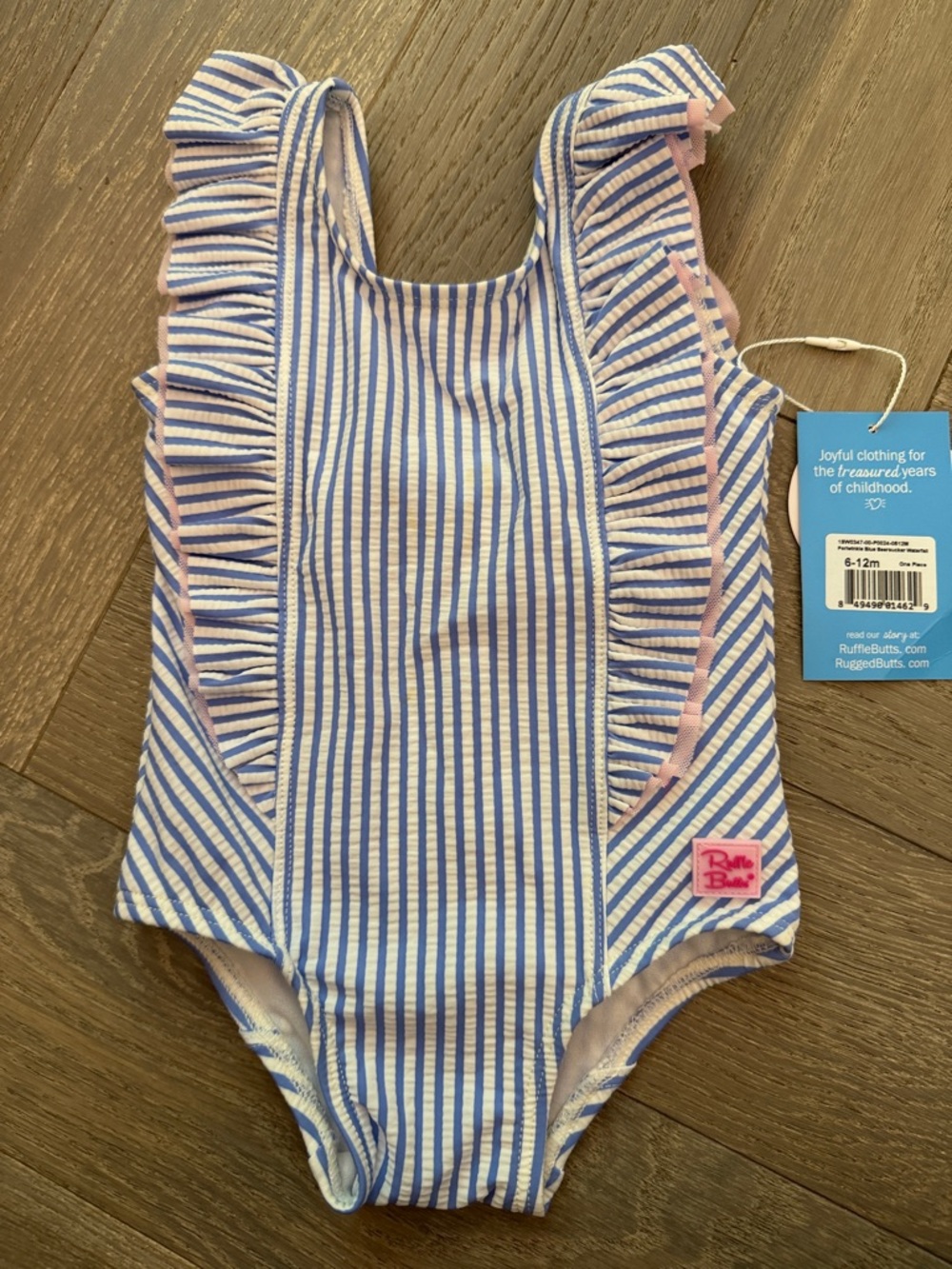 RuffleButts Girls Swimsuit